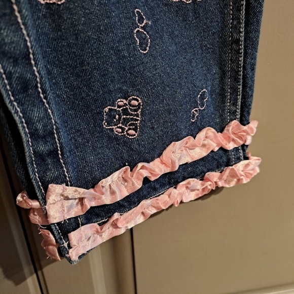 Starting Out 6 months shirt with matching jean embroidered overalls New - Picture 2 of 9